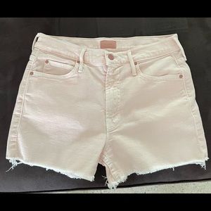 Think pink! MOTHER Denim Dutchie Shorts